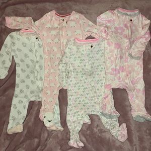0-3 months onesies for baby girl
